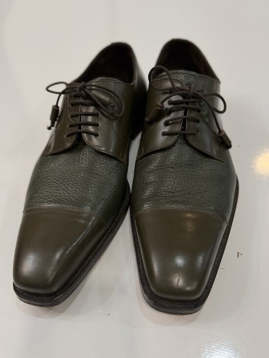Mezlan 15089 Soka Dress Shoe Green Color Size 9 main image 4